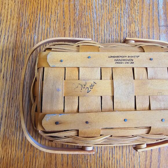 Longaberger Basket 2001 Woven Memories Basket - Picture 8 of 10